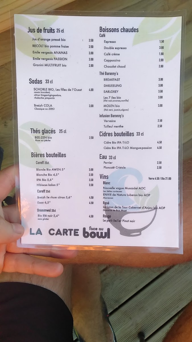 Menu Face Au Bowl Restaurant-4